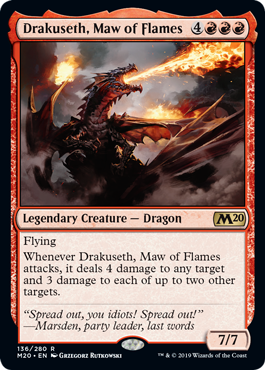 Drakuseth, Maw of Flames from Core Set 2020 Spoiler