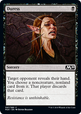 Duress - Core Set 2020 Spoiler