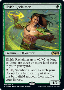 Elvish Reclaimer - Core Set 2020 Spoiler