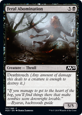 Feral Abomination - Core Set 2020 Spoiler