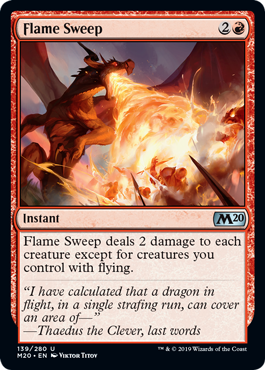 Flame Sweep - Core Set 2020 Spoiler