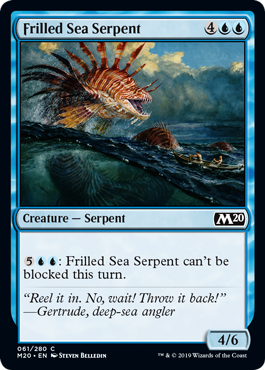 Frilled Sea Serpent - Core Set 2020 Spoiler