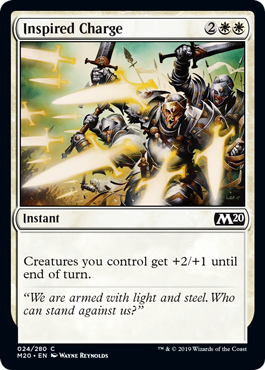 Inspired Charge - Core Set 2020 Spoiler