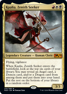 Kaalia, Zenith Seeker - Core Set 2020 Spoiler