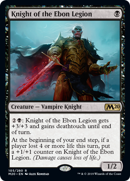 Knight of the Ebon Legion - Core Set 2020 Spoiler