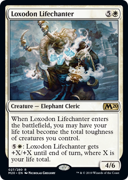 Loxodon Lifechanter - Core Set 2020 Spoiler