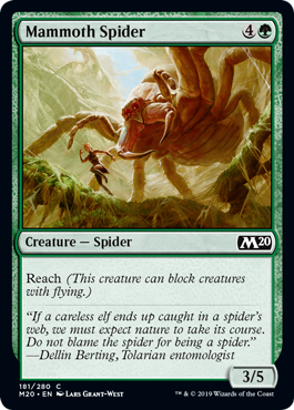 Mammoth Spider - Core Set 2020 Spoiler