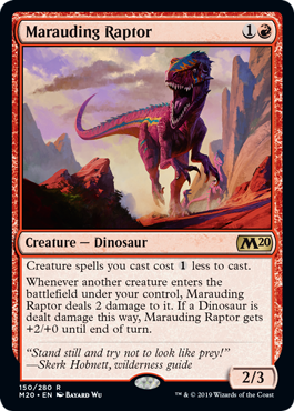 Marauding Raptor - Core Set 2020 Spoiler
