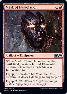 Mask of Immolation - Core Set 2020 Spoiler