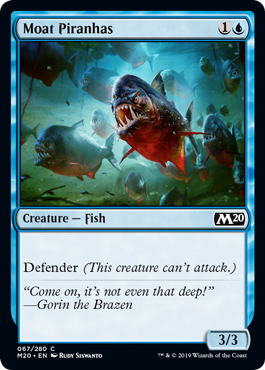 Moat Piranhas - Core Set 2020 Spoiler