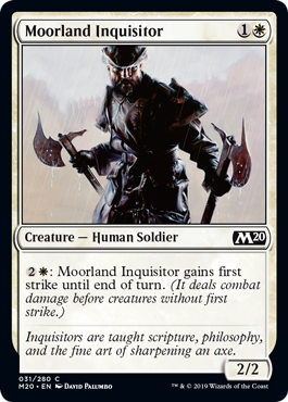 Moorland Inquisitor - Core Set 2020 Spoiler