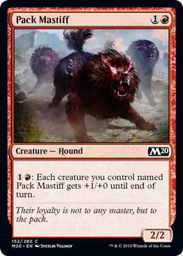 Pack Mastiff - Core Set 2020 Spoiler