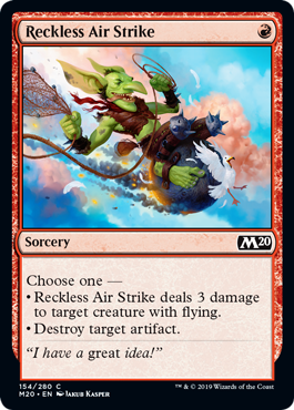 Reckless Air Strike - Core Set 2020 Spoiler