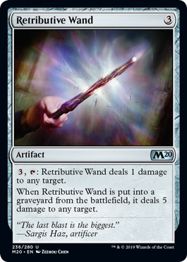 Retributive Wand - Core Set 2020 Spoiler