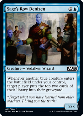 Sage's Row Denizen - Core Set 2020 Spoiler