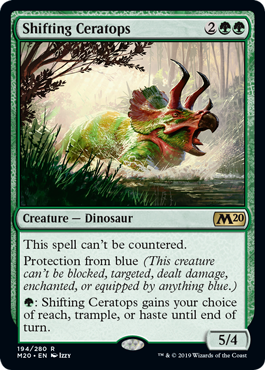 Shifting Ceratops - Core Set 2020 Spoiler