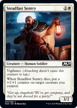 Steadfast Sentry - Core Set 2020 Spoiler