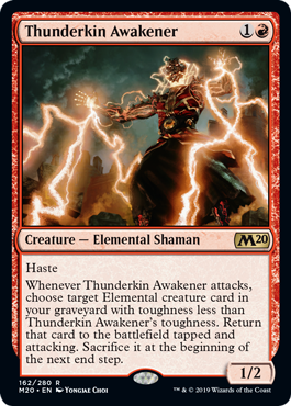 Thunderkin Awakener - Core Set 2020 Spoiler