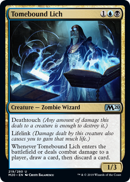 Tomeboud Lich - Core Set 2020 Spoiler