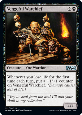 Vengeful Warchief - Core Set 2020 Spoiler