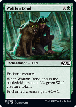 Wolfkin Bond - Core Set 2020 Spoiler