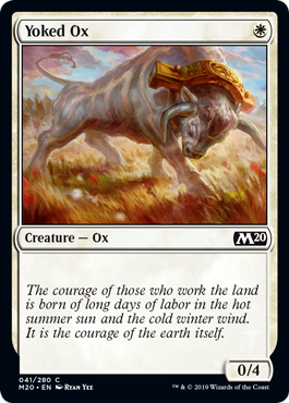 Yoked Ox - Core Set 2020 Spoiler