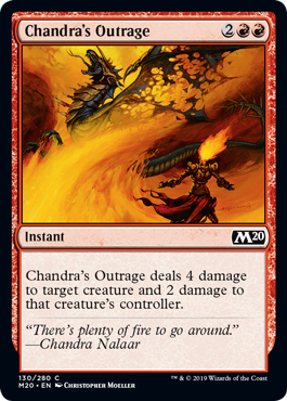 Chandra's Outrage - Core Set 2020 Spoiler