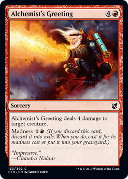 Alchemist's Greeting - Commander 2019 Spoiler