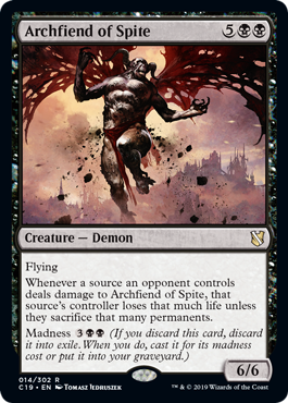 Archfiend of Spite - Commander 2019 Spoiler