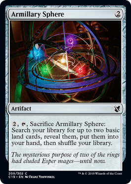 Armillary Sphere - Commander 2019 Spoiler