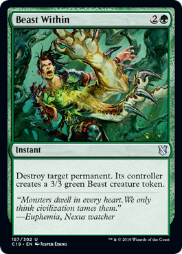 Beast Within - Commander 2019 Spoiler