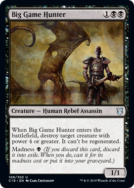 Big Game Hunter - Commander 2019 Spoiler