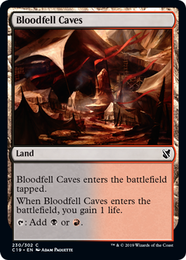 Bloodfell Caves - Commander 2019 Spoiler