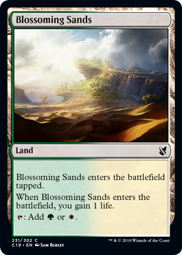 Blossoming Sands - Commander 2019 Spoiler