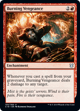 Burning Vengeance - Commander 2019 Spoiler