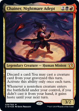 Chainer, Nightmare Adept - Commander 2019 Spoiler