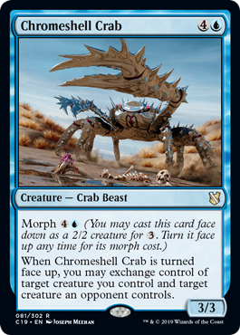 Chromeshell Crab - Commander 2019 Spoiler