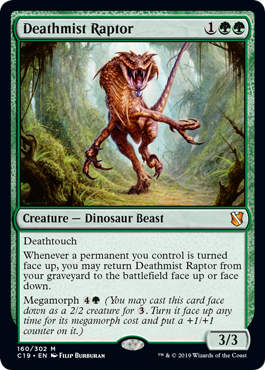 Deathmist Raptor - Commander 2019 Spoiler