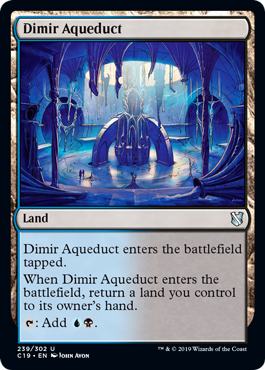 Dimir Aqueduct - Commander 2019 Spoiler