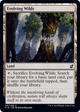 Evolving Wilds - Commander 2019 Spoiler