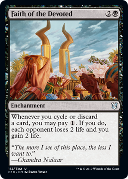 Faith of the Devoted - Commander 2019 Spoiler