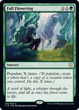 Full Flowering - Commander 2019 Spoiler