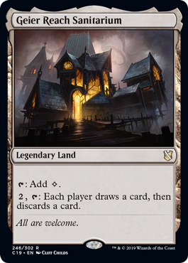 Geier Reach Sanitarium - Commander 2019 Spoiler