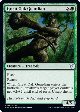 Great Oak Guardian - Commander 2019 Spoiler