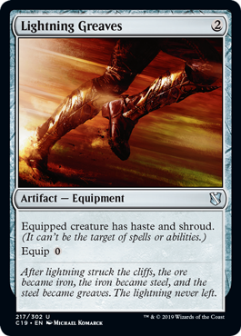 Lightning Greaves - Commander 2019 Spoiler