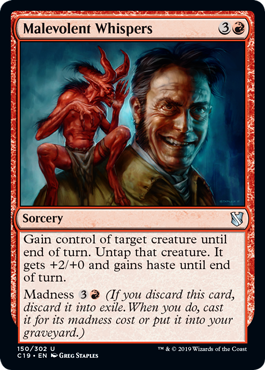 Malevolent Whispers - Commander 2019 Spoiler