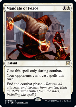 Mandate of Peace - Commander 2019 Spoiler