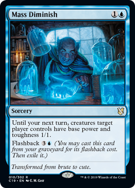 Mass Diminish - Commander 2019 Spoiler