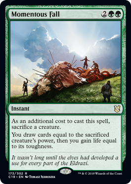 Momentous Fall - Commander 2019 Spoiler