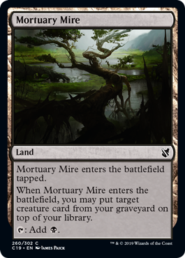 Mortuary Mire - Commander 2019 Spoiler